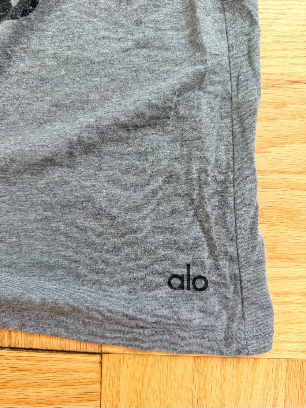 Alo Yoga Muscle Tank Small Heather Gray
